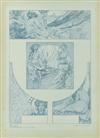 ALPHONSE MUCHA (1860-1939). [FIGURES DECORATIVES.] Group of 4 plates. Sizes vary. [Published by Librarie Centrale des Beaux Arts, Paris